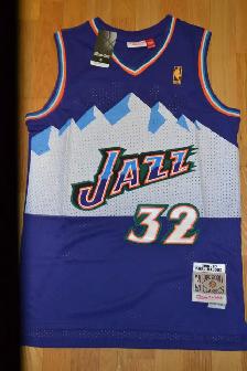 New w/ Tags KARL MALONE All Embroidered Jersey