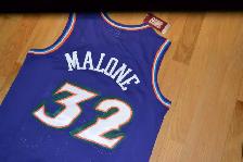 New w/ Tags KARL MALONE All Embroidered Jersey - Photo 8