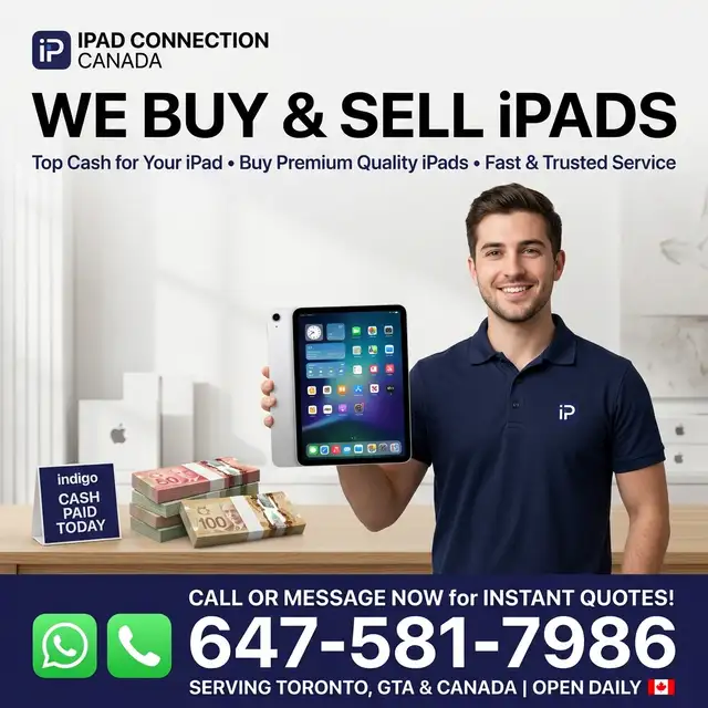 Cash for iPads – Fast, Safe & Top Dollar Paid!