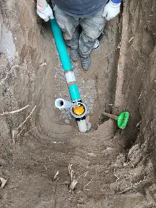 DRAIN SNAKE ROUGH IN WASHROOM SUMP PUMP ISSUE WATERPROOFING WET