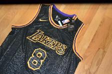 New w/ Tags KOBE BRYANT All Embroidered Jersey - Photo 3