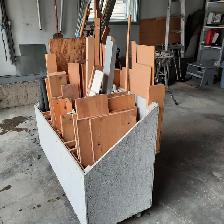 Rolling Wood Storage Cabinet - Photo 2