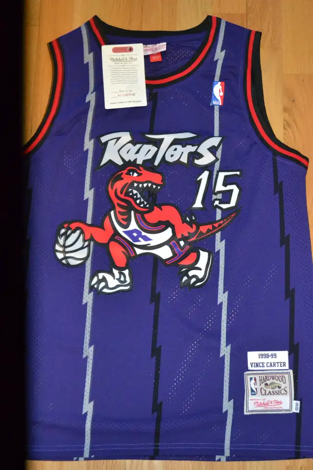 New w/ Tags VINCE CARTER All Embroidered Jersey