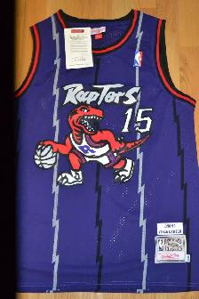 New w/ Tags VINCE CARTER All Embroidered Jersey