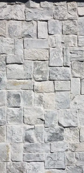 Natural Stone Coastal Grey Veneer w/Corners, Mortar and Adhesive