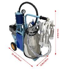 25L Piston Electric Milking Machine 304SS Bucket Farm 170683 - Photo 9