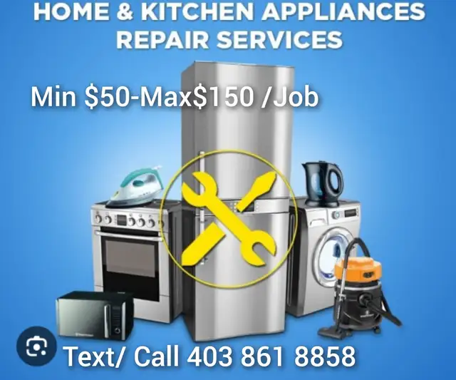Appliance Repair: Washer & Dryer, Dishwasher, Fridge($50-$150)