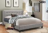 GREY OR BEIGE LINEN PLATFORM BEDS ! - Photo 4