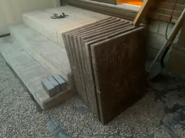 PAVER CEMENT SLABS  FREE