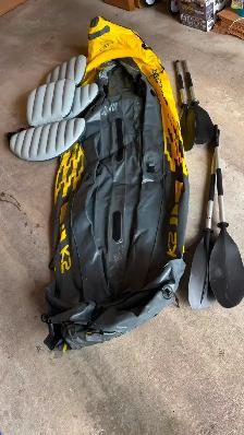 Intex Explorer K2 10 ft 2-Person Inflatable Kayak (with carry on - Photo 2