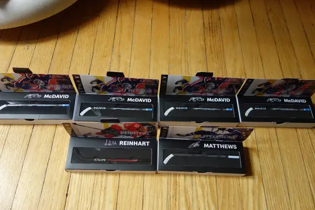 2026 NHL Collectible McDonald's Hockey Sticks