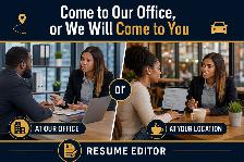 Affordable Resume editing online or in person