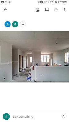 helper needed for drywall