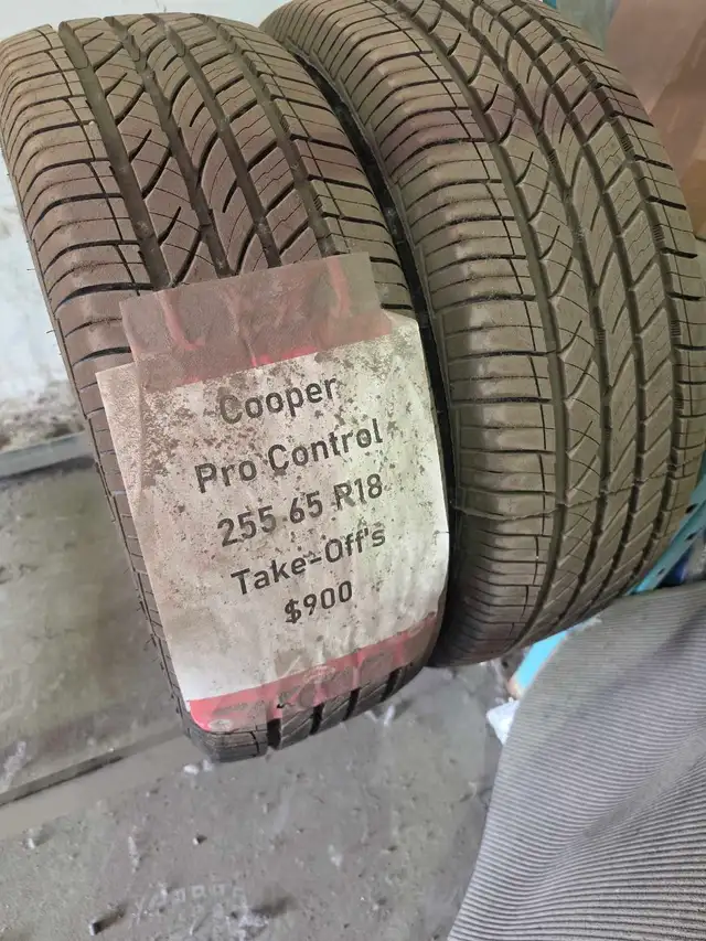 Set Cooper Pro Control 255/65R18 2025 New Take-Offs $900