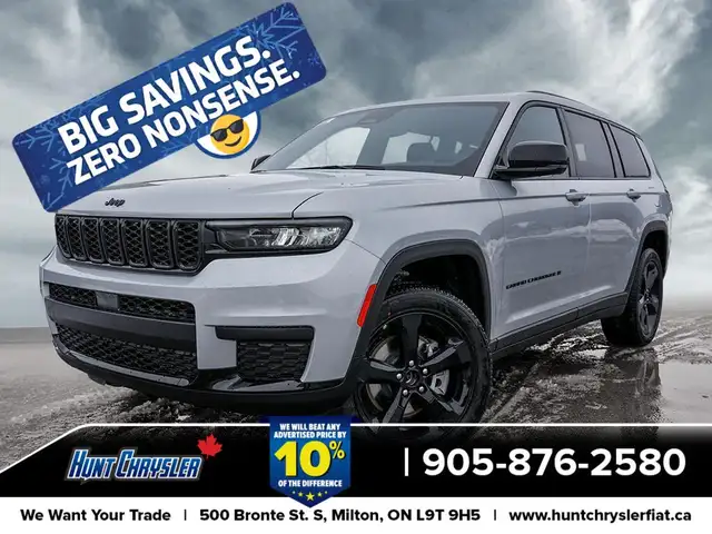2025 Jeep Grand Cherokee L ALTITUDE | 4X4 | BLK PKG | SUN | NAV