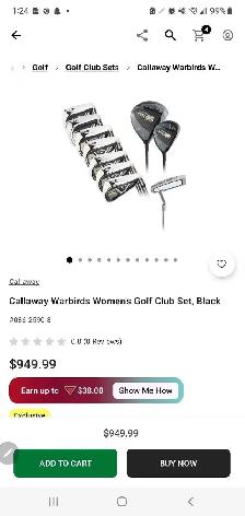 Callaway Warbird Women's Golf Club Set