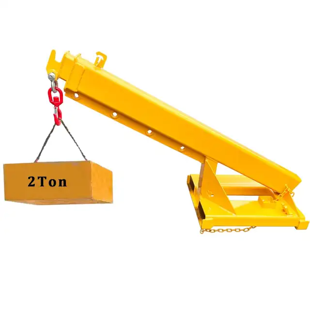 2T Forklift Mobile Crane Extension Hoist Jib Boom Hook 170055
