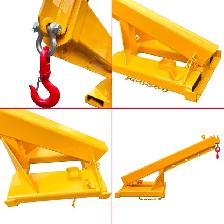 2T Forklift Mobile Crane Extension Hoist Jib Boom Hook 170055 - Photo 9