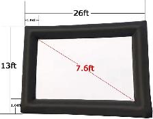 2613ft Inflatable Movie Screen Outdoor Blow Up Theater 188096 - Photo 2