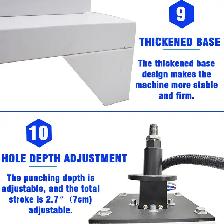 3Z-45-9.5 Pneumatic Hinge Boring Woodworking Drilling 027304 - Photo 7