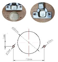 3Z-45-9.5 Pneumatic Hinge Boring Woodworking Drilling 027304 - Photo 8