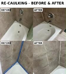 Re-Caulking Shower and Bathtub $100