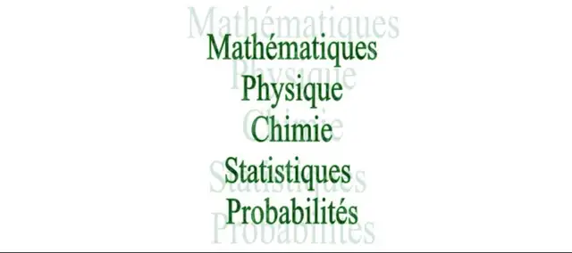 Cours Tutorat Mathématiques Physique Chimie Statistiques Proba