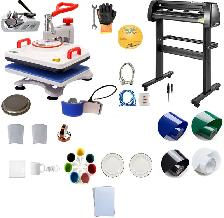 5in1 Heat Press Vinyl Cut Plotter Sublimation Blank Combo 110394