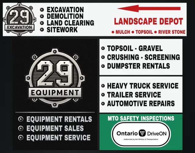 EXCAVATOR RENTALS OTTAWA