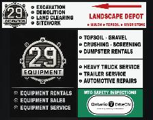 EXCAVATOR RENTALS OTTAWA