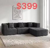 Brand New Modern Modular L-Shape Sofa Special $299 to $399 - Photo 2