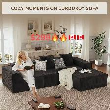 Brand New Modern Modular L-Shape Sofa Special $299 to $399 - Photo 6