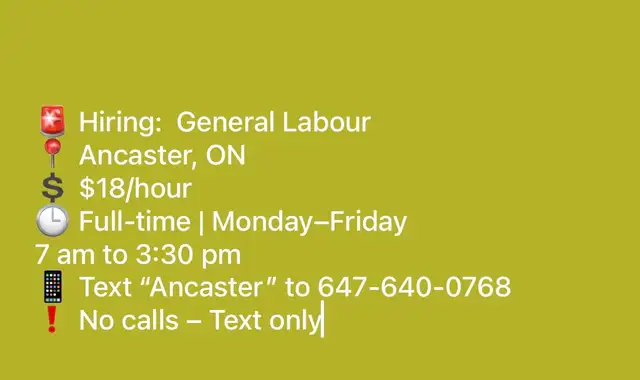General Labour