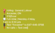 General Labour