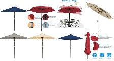 Brand New MMW Outdoor Patio Umbrella Dual-Vented $49 to $299