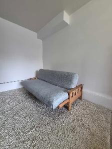 FREE DELIVERY Real Wooden 3 Seater Futon Sofabed Sofa / Couch - Photo 4
