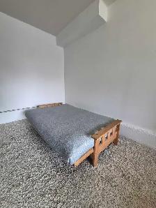 FREE DELIVERY Real Wooden 3 Seater Futon Sofabed Sofa / Couch - Photo 8
