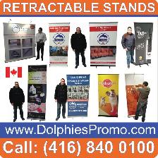 Trade Show Event Roll Up Retractable Banner Stand   CUSTOM PRINT