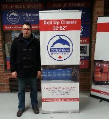 Trade Show Event Roll Up Retractable Banner Stand   CUSTOM PRINT - Photo 4