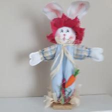 BEAU BÉBÉ LAPIN NEUF SOURIANT QUI EST DEBOUT 1 PIED HAUT: $10.00