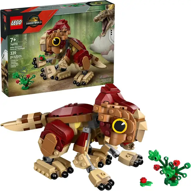 Lego 76970 Jurassic World Baby Dinosaur Dolores Aquilops 339PCS