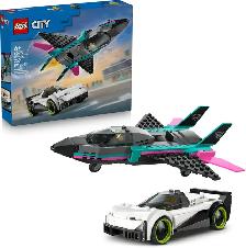 Lego City 60489 Jet VS Car 259PCS