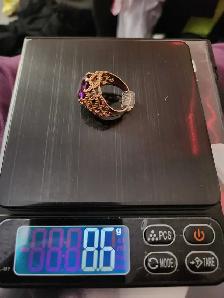 LARGE VINTAGE 10KT GOLD THICK RING - Photo 6