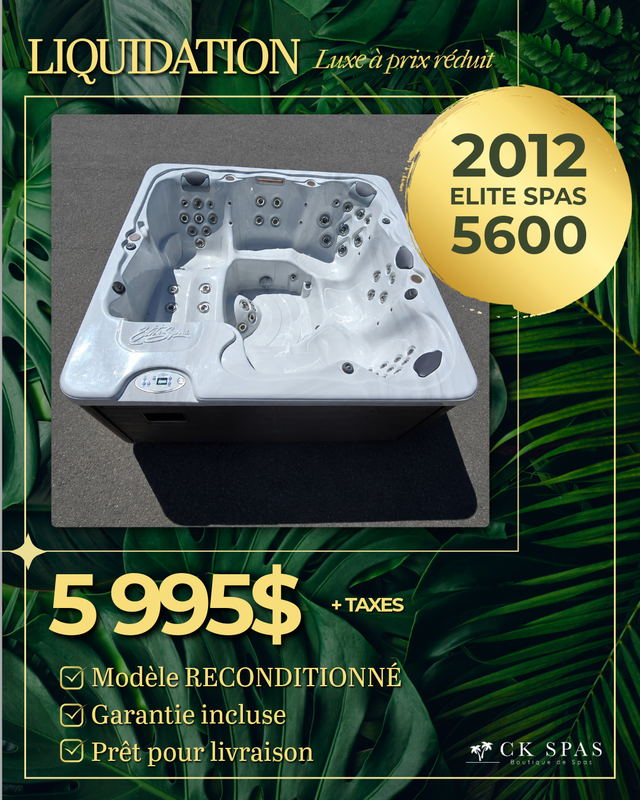 2012 ELITE SPAS EN LIQUIDATION