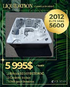 2012 ELITE SPAS EN LIQUIDATION