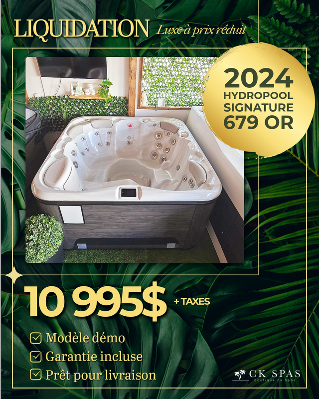 HYDROPOOL SIGNATURE AUTONETTOYANT 679 EN LIQUIDATION