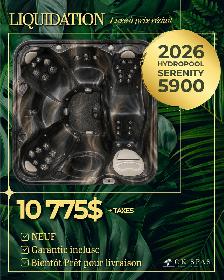 SPA 2026 HYDROPOOL SERENITY 5900 EN LIQUIDATION