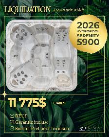 SPA 2026 HYDROPOOL SERENITY 5900 EN LIQUIDATION