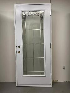 1365PA Porte d’acier 34″G Blanche Beatrice plomb 23×65 - Photo 2