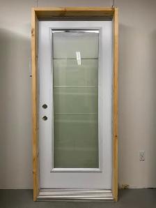 1409PA Porte d’acier 34″D Verre texturé style Masterline 23x65